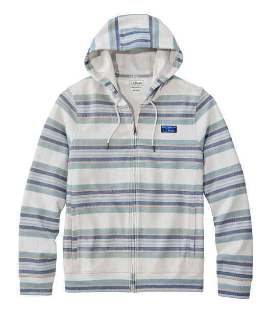 Men's Comfort Stretch Performance® Piqué, Full-Zip Hoodie, Stripe - L.L.Bean Exclusive