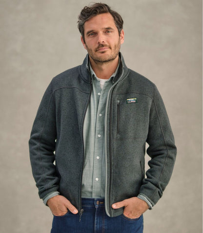 Men's L.L.Bean Sweater Fleece Full-Zip Jacket - L.L.Bean Premium