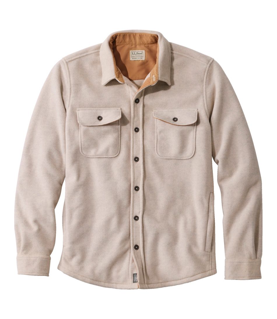 Men's Bean's Mariner Fleece Shirt - L.L.Bean Featured