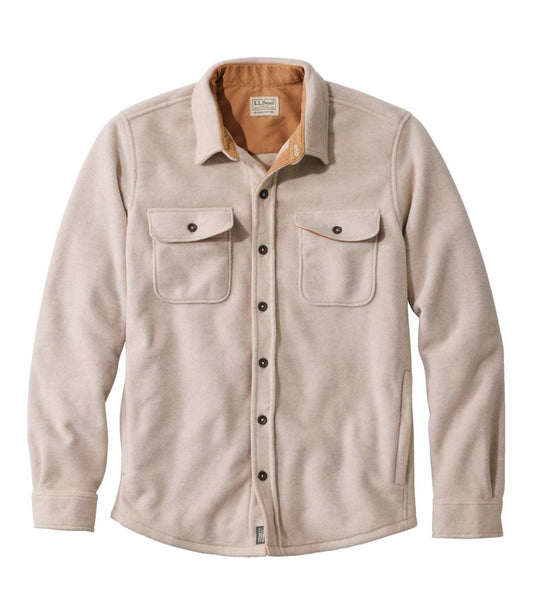 Men's Bean's Mariner Fleece Shirt - L.L.Bean Featured