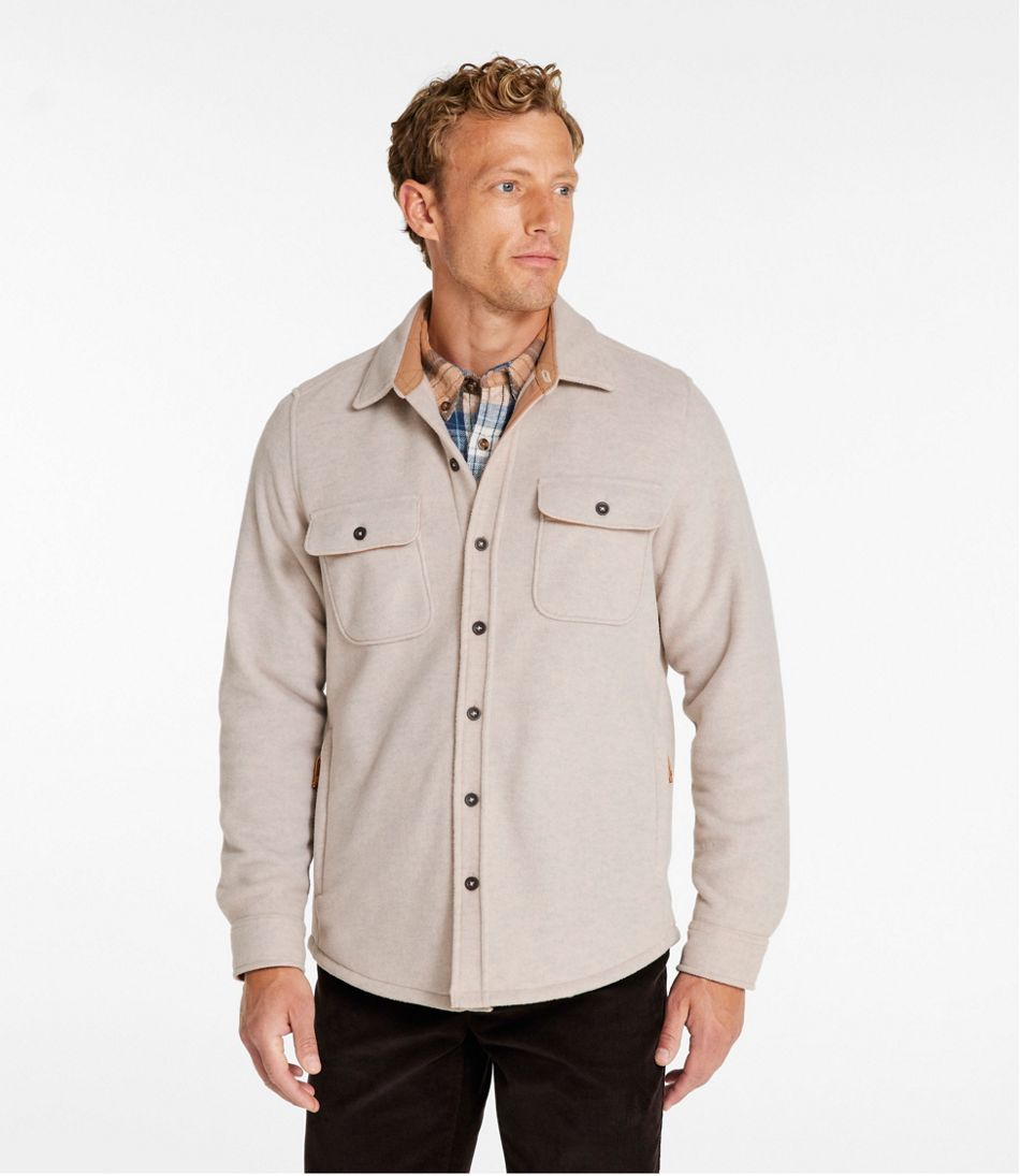 Men's Bean's Mariner Fleece Shirt - L.L.Bean Featured