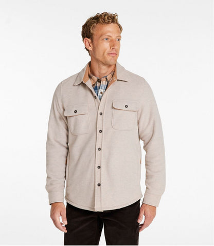 Men's Bean's Mariner Fleece Shirt - L.L.Bean Featured