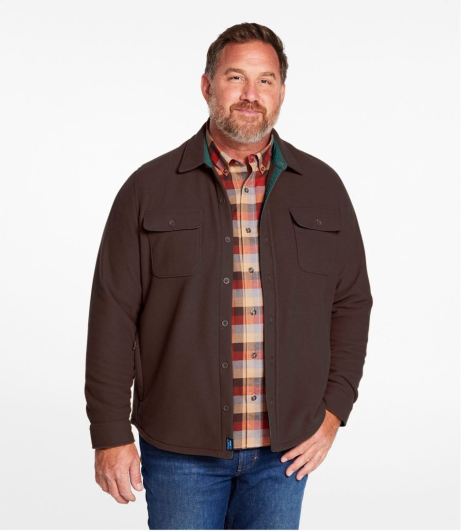 Men's Bean's Mariner Fleece Shirt - L.L.Bean Featured