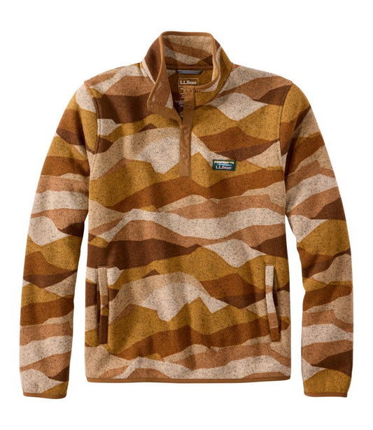 Men's L.L.Bean Sweater Fleece Pullover, Print - L.L.Bean Trending