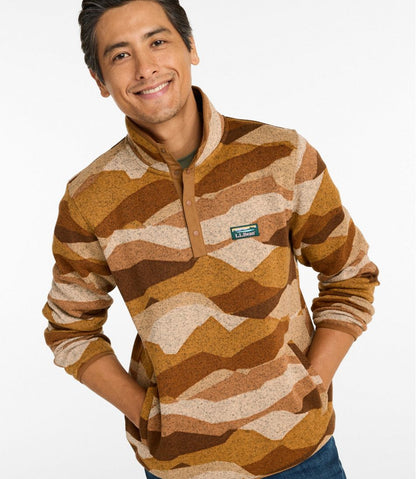 Men's L.L.Bean Sweater Fleece Pullover, Print - L.L.Bean Trending