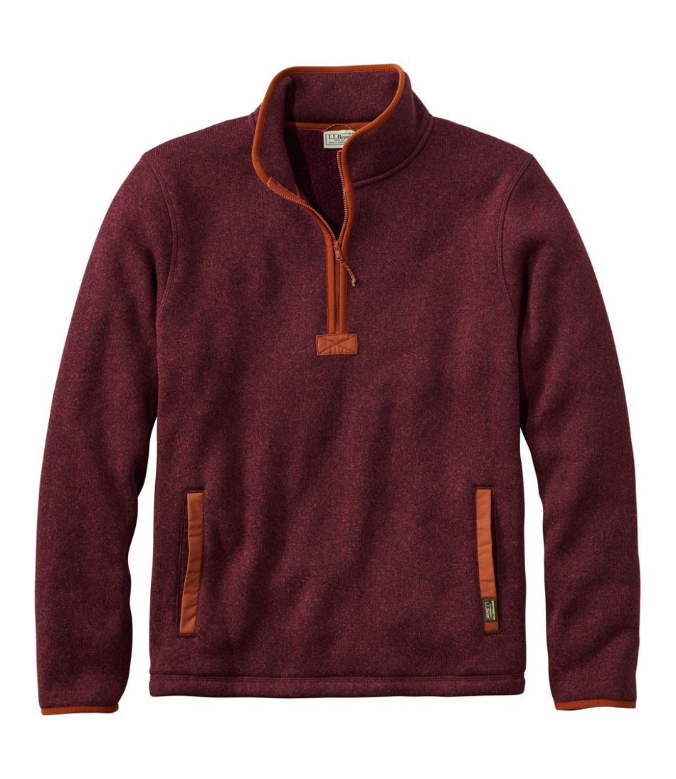 Men's Bean's Sweater Fleece Half-Zip Pullover - L.L.Bean Best Seller