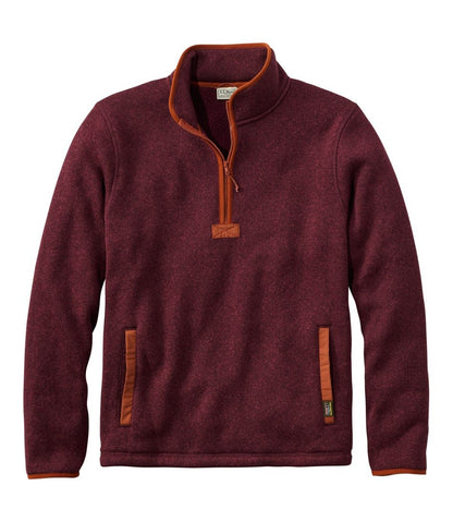 Men's Bean's Sweater Fleece Half-Zip Pullover - L.L.Bean Best Seller