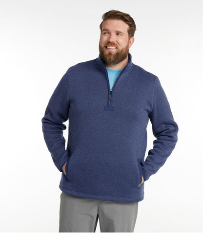 Men's Bean's Sweater Fleece Half-Zip Pullover - L.L.Bean Best Seller