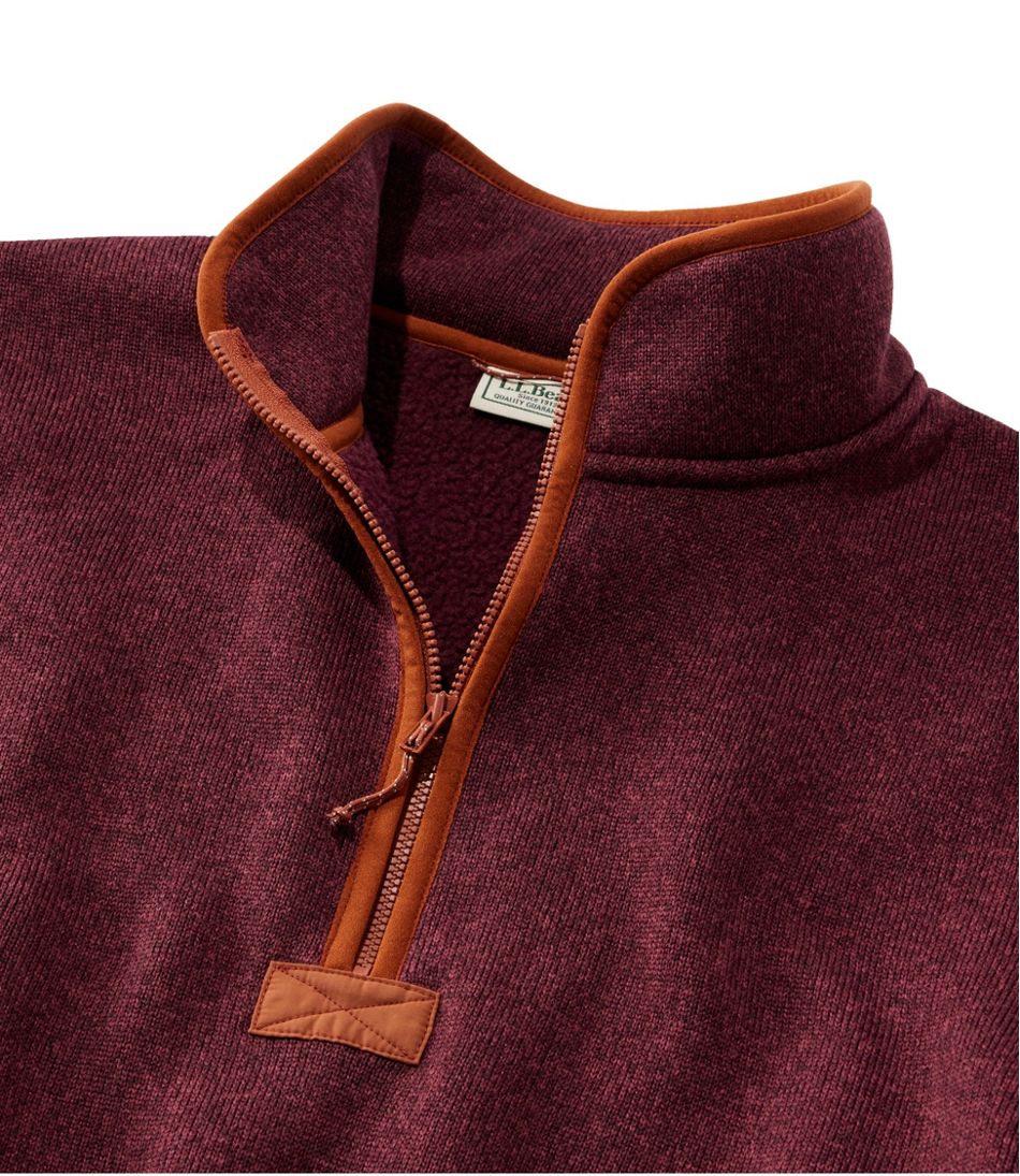 Men's Bean's Sweater Fleece Half-Zip Pullover - L.L.Bean Best Seller