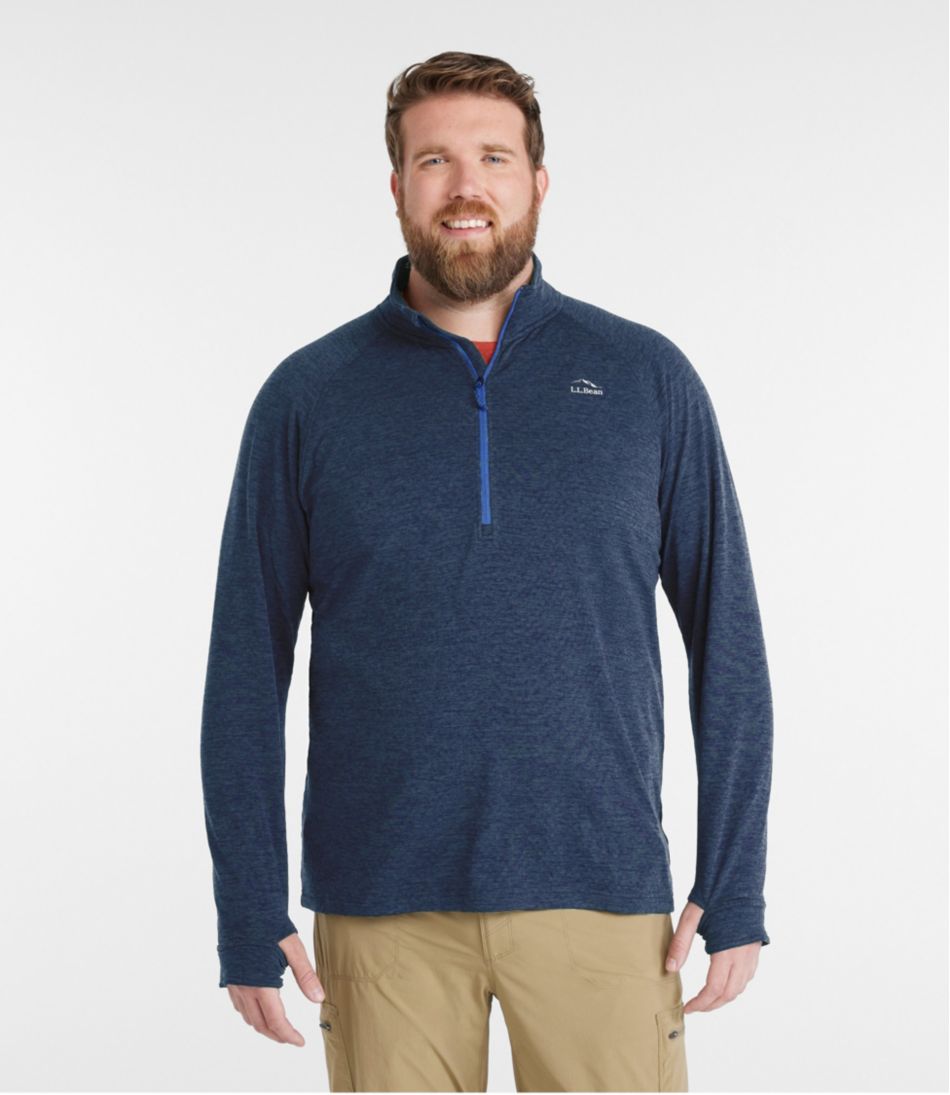 Men's Adventure Grid Fleece, Quarter-Zip - L.L.Bean Classic