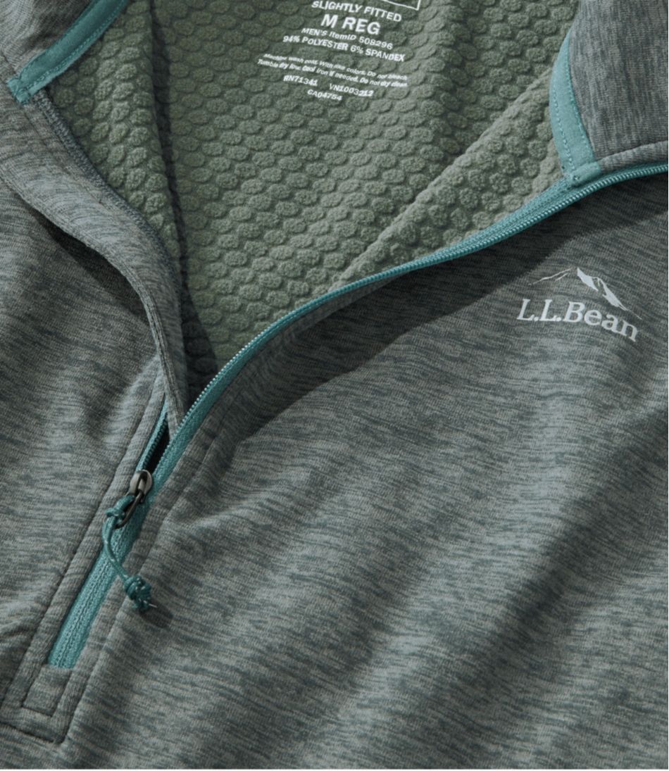 Men's Adventure Grid Fleece, Quarter-Zip - L.L.Bean Classic