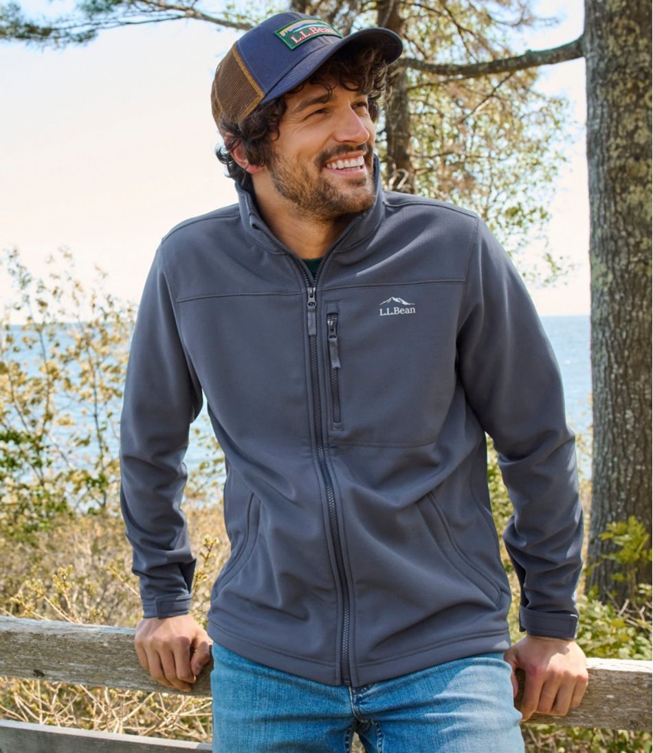 Men's Bean's Windproof Softshell Jacket - L.L.Bean Essential
