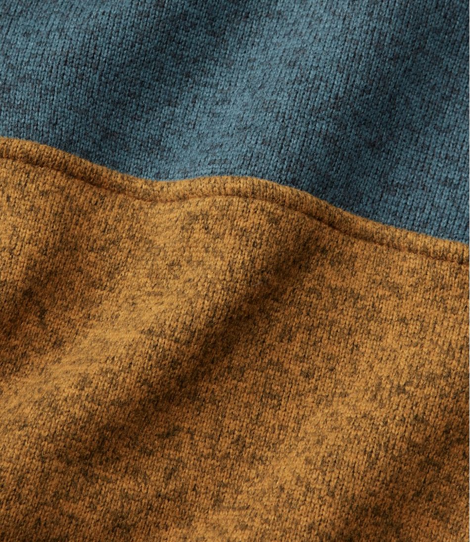 Men's L.L.Bean Sweater Fleece Pullover, Colorblock - L.L.Bean Everyday