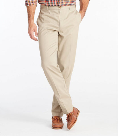 Men's Wrinkle-Free Double L® Chinos, Classic Fit, Plain Front - L.L.Bean New
