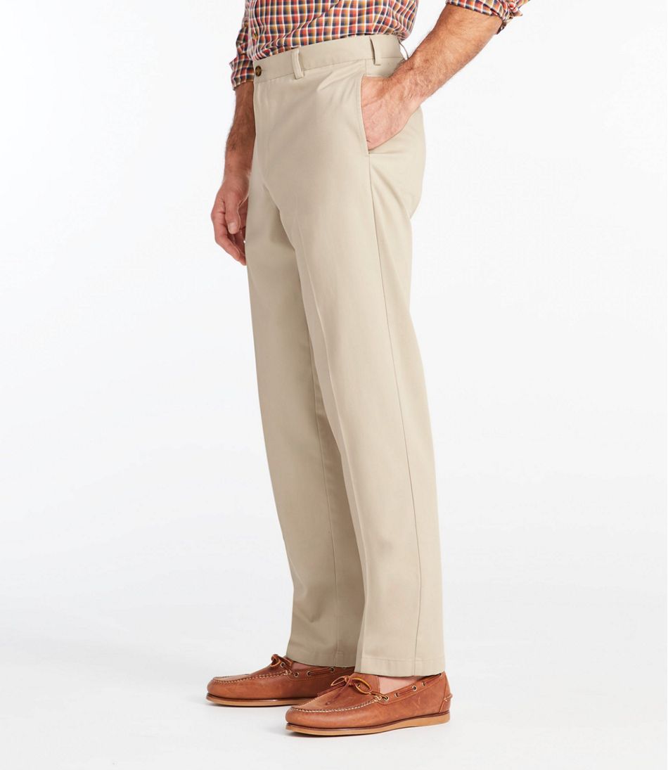 Men's Wrinkle-Free Double L® Chinos, Classic Fit, Plain Front - L.L.Bean New