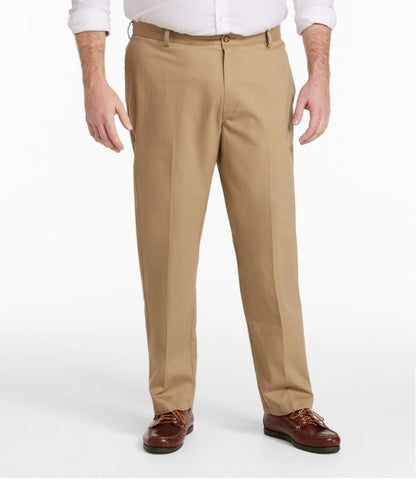 Men's Wrinkle-Free Double L® Chinos, Classic Fit, Plain Front - L.L.Bean New