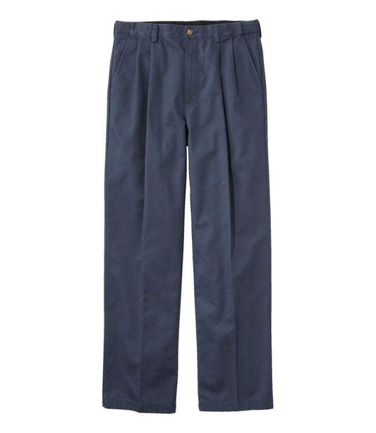 Men's Wrinkle-Free Double L® Chinos, Natural Fit, Hidden Comfort, Pleated - L.L.Bean Featured