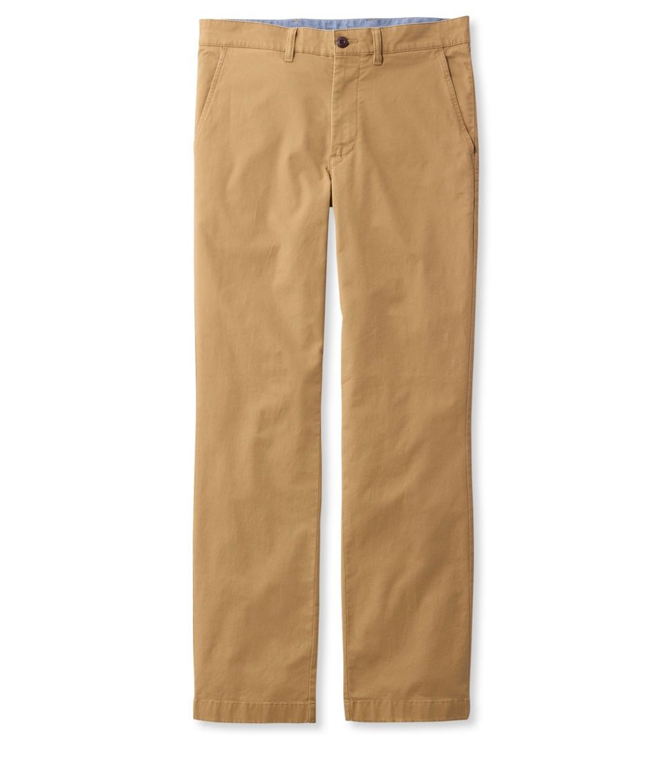 Men's Lakewashed® Stretch Khakis, Standard Fit, Straight Leg - L.L.Bean Trusted