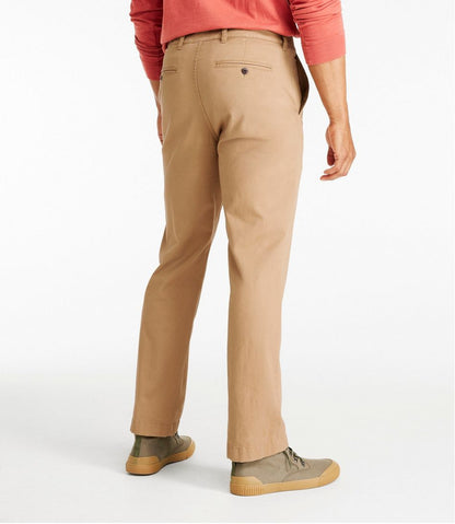 Men's Lakewashed® Stretch Khakis, Standard Fit, Straight Leg - L.L.Bean Trusted