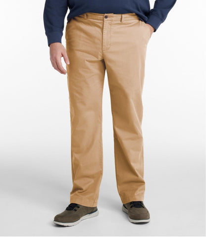 Men's Lakewashed® Stretch Khakis, Standard Fit, Straight Leg - L.L.Bean Trusted