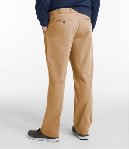 Men's Lakewashed® Stretch Khakis, Standard Fit, Straight Leg - L.L.Bean Trusted