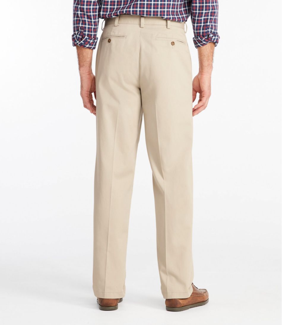 Men's Wrinkle-Free Double L® Chinos, Natural Fit, Plain Front - L.L.Bean Customer Favorite