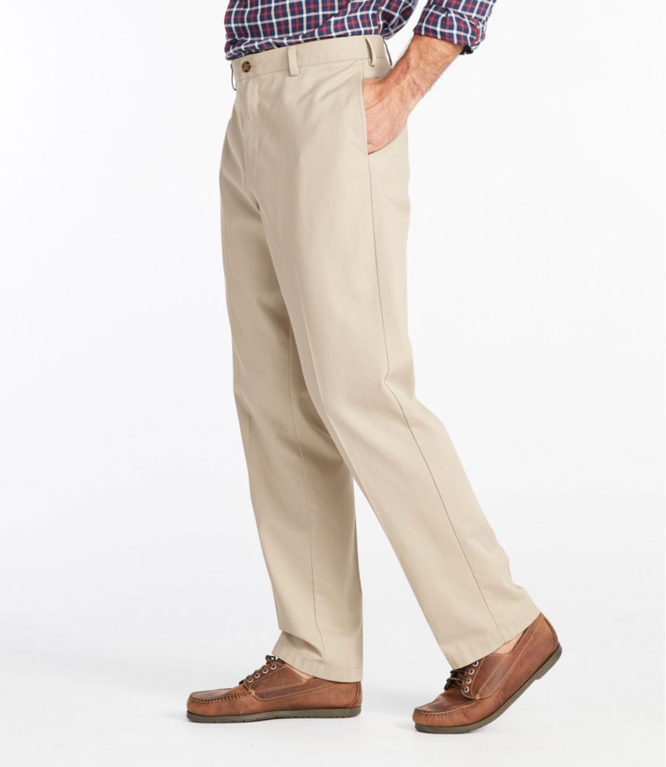 Men's Wrinkle-Free Double L® Chinos, Natural Fit, Plain Front - L.L.Bean Customer Favorite