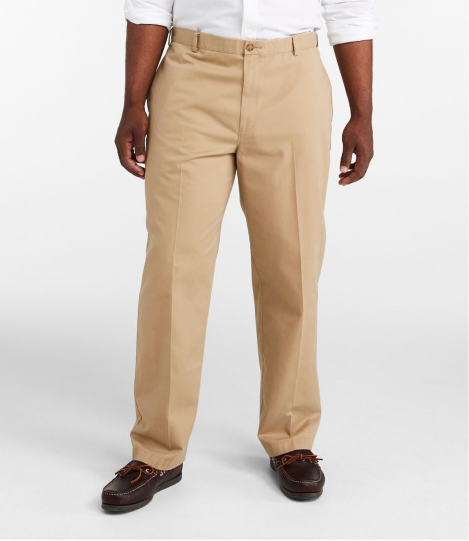 Men's Wrinkle-Free Double L® Chinos, Natural Fit, Plain Front - L.L.Bean Customer Favorite