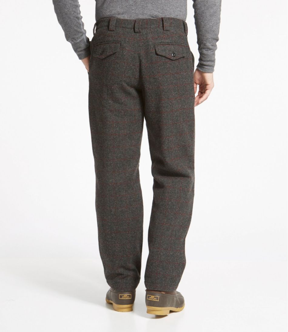 Men's Maine Guide Wool Pants with PrimaLoft, Plaid - L.L.Bean Featured
