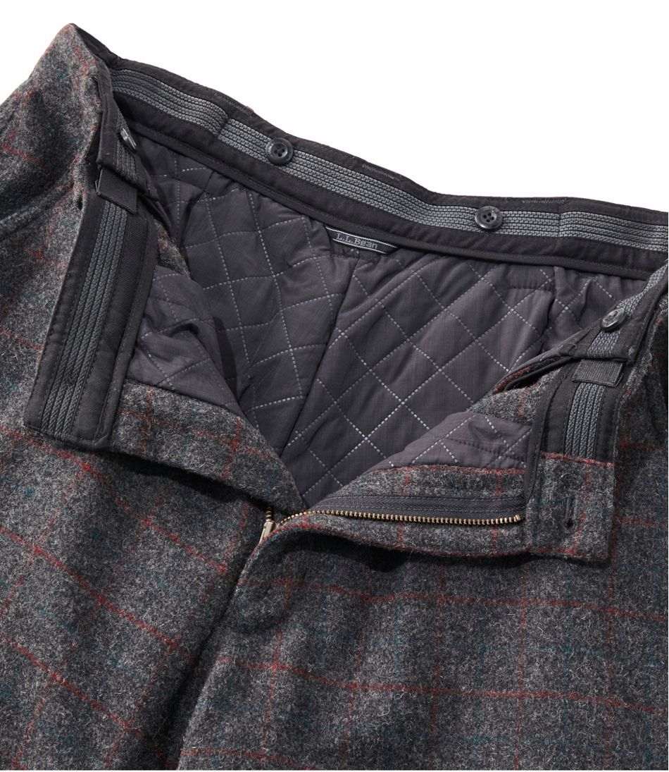 Men's Maine Guide Wool Pants with PrimaLoft, Plaid - L.L.Bean Featured