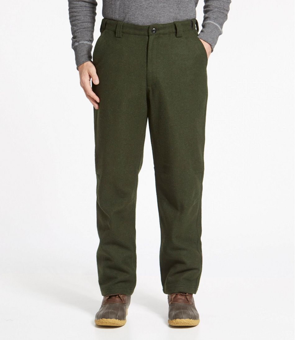 Men's Maine Guide Wool Pants with PrimaLoft - L.L.Bean Signature