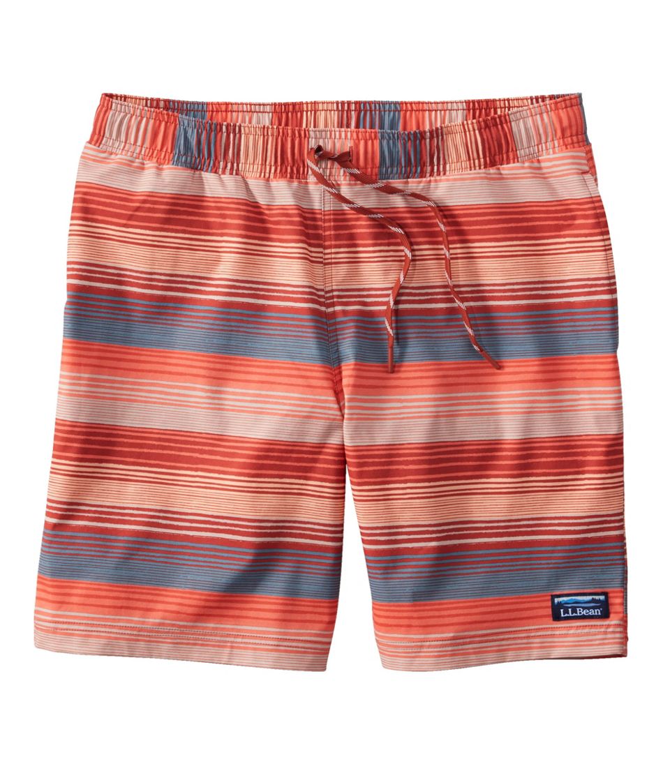 Men's Vacationland Stretch Swim Trunks, Print, 8" - L.L.Bean Trusted