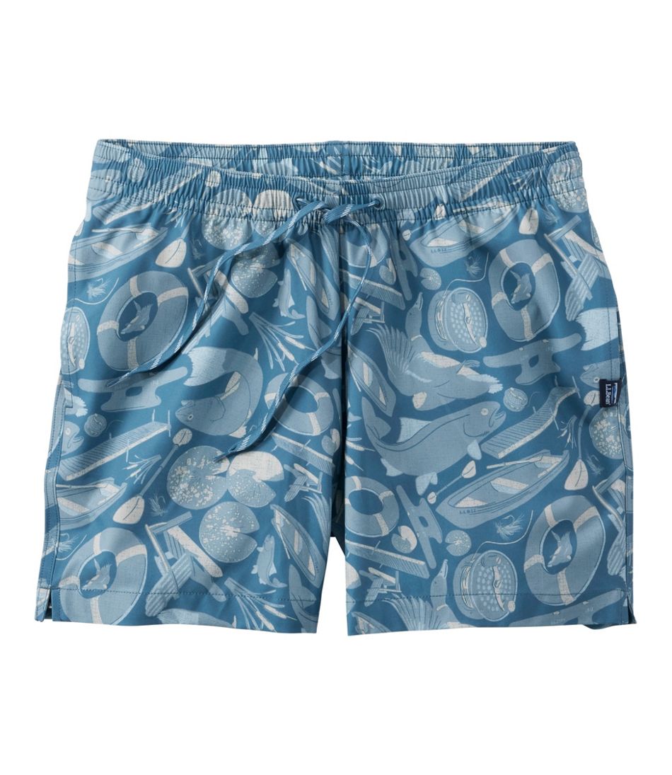 Men's Bold Coast Swim Trunks, 5" - L.L.Bean New