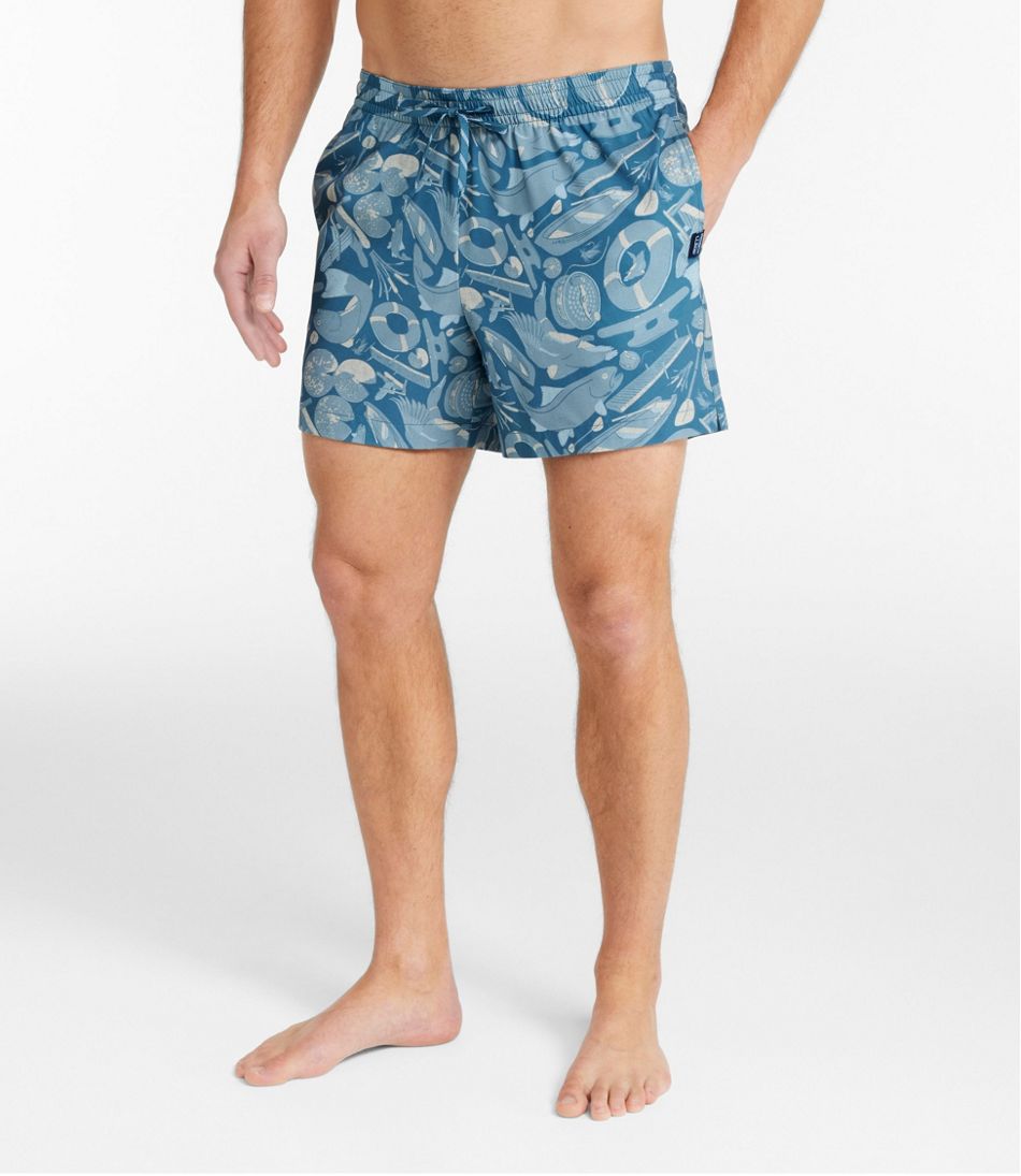 Men's Bold Coast Swim Trunks, 5" - L.L.Bean New