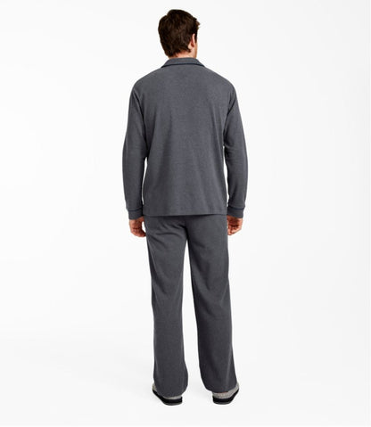 Men's Bean's Cotton Knit Pajamas, Button-Front PJ Set - L.L.Bean Essential
