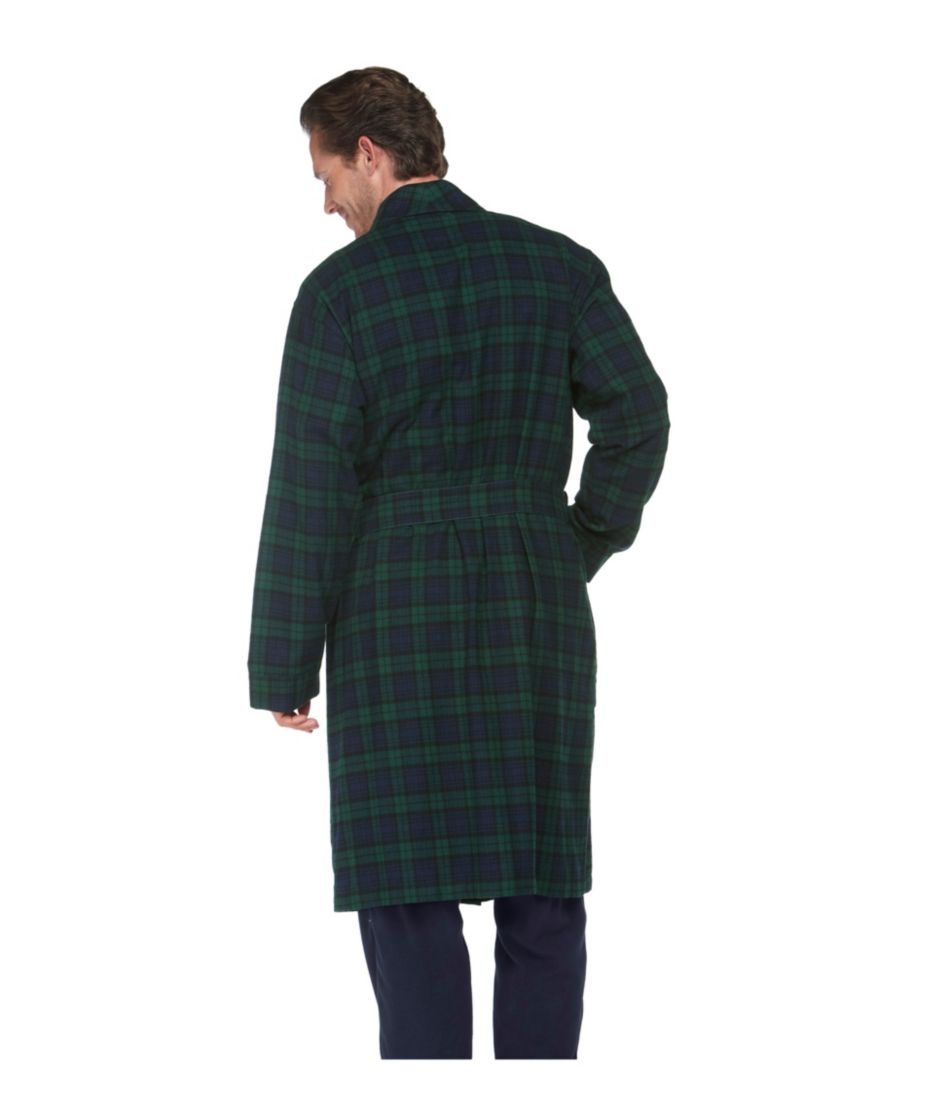 Men's Scotch Plaid Flannel Robe - L.L.Bean Value