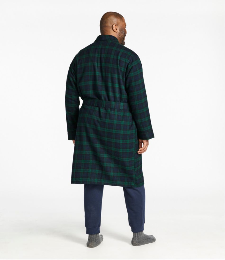 Men's Scotch Plaid Flannel Robe - L.L.Bean Value