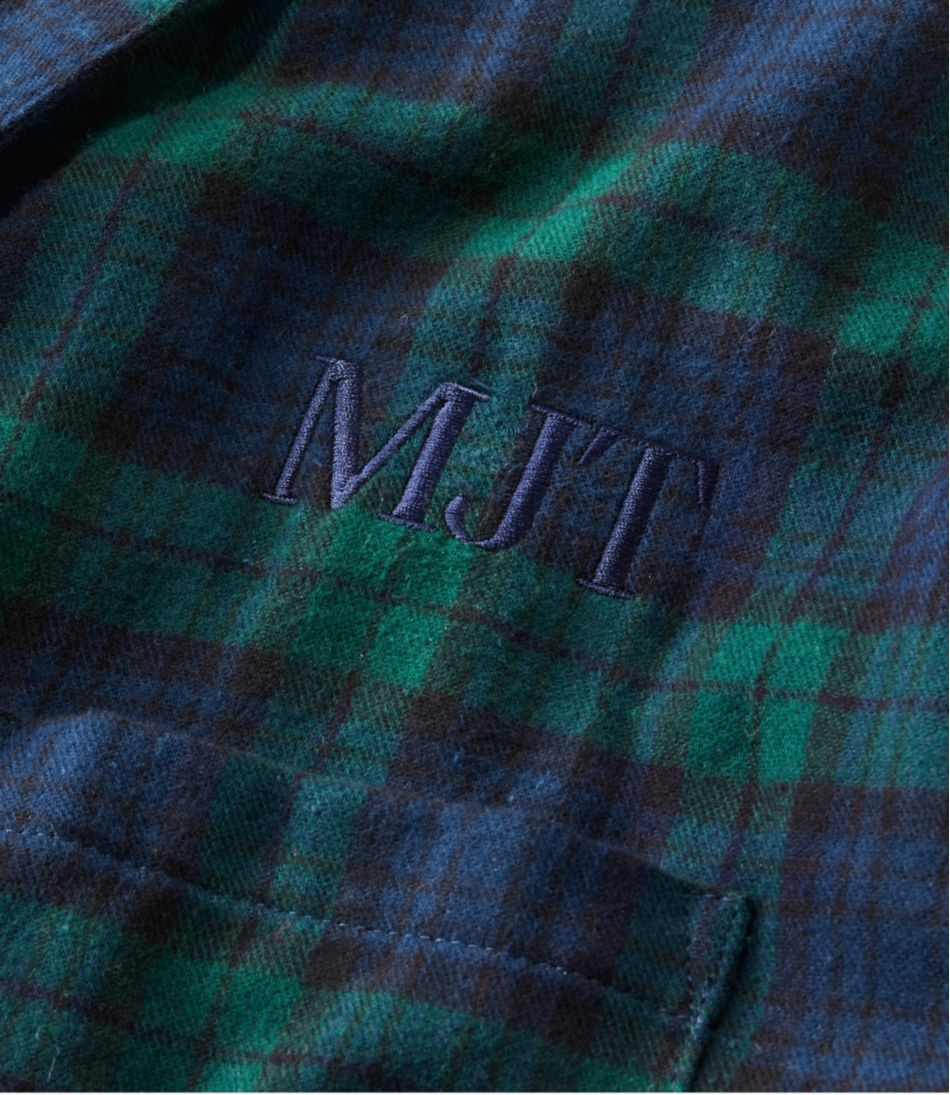 Men's Scotch Plaid Flannel Robe - L.L.Bean Value