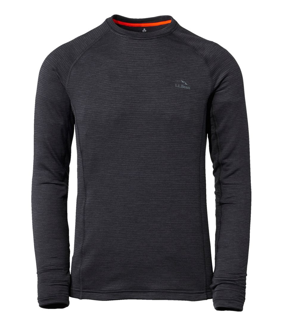 Men's L.L.Bean Midweight Base Layer Crew Top - L.L.Bean New