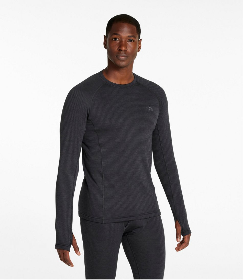 Men's L.L.Bean Midweight Base Layer Crew Top - L.L.Bean New