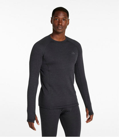 Men's L.L.Bean Midweight Base Layer Crew Top - L.L.Bean New