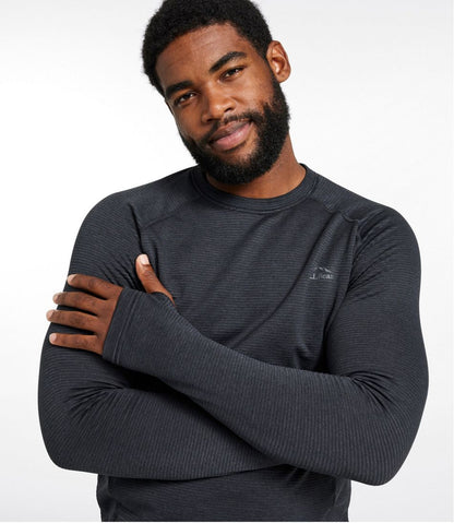 Men's L.L.Bean Midweight Base Layer Crew Top - L.L.Bean New