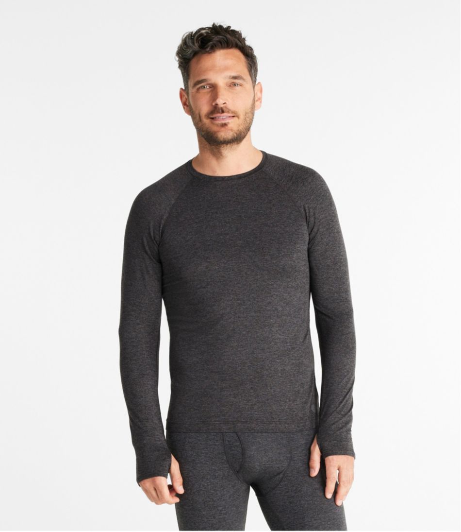 Men's L.L.Bean Simple Soft Base Layer, Crew - L.L.Bean Classic