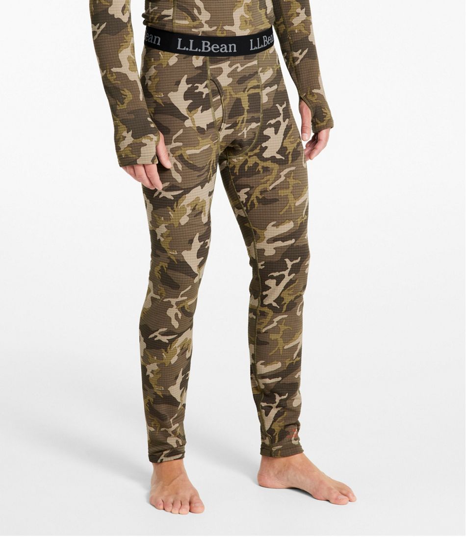 Men's L.L.Bean Heavyweight Base Layer Pant, Print - L.L.Bean Great Value