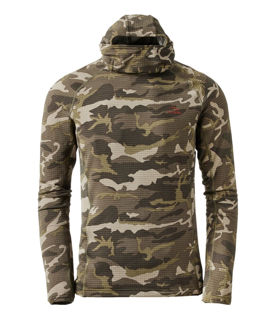 Men's L.L.Bean Heavyweight Base Layer Hoodie, Print - L.L.Bean Trusted
