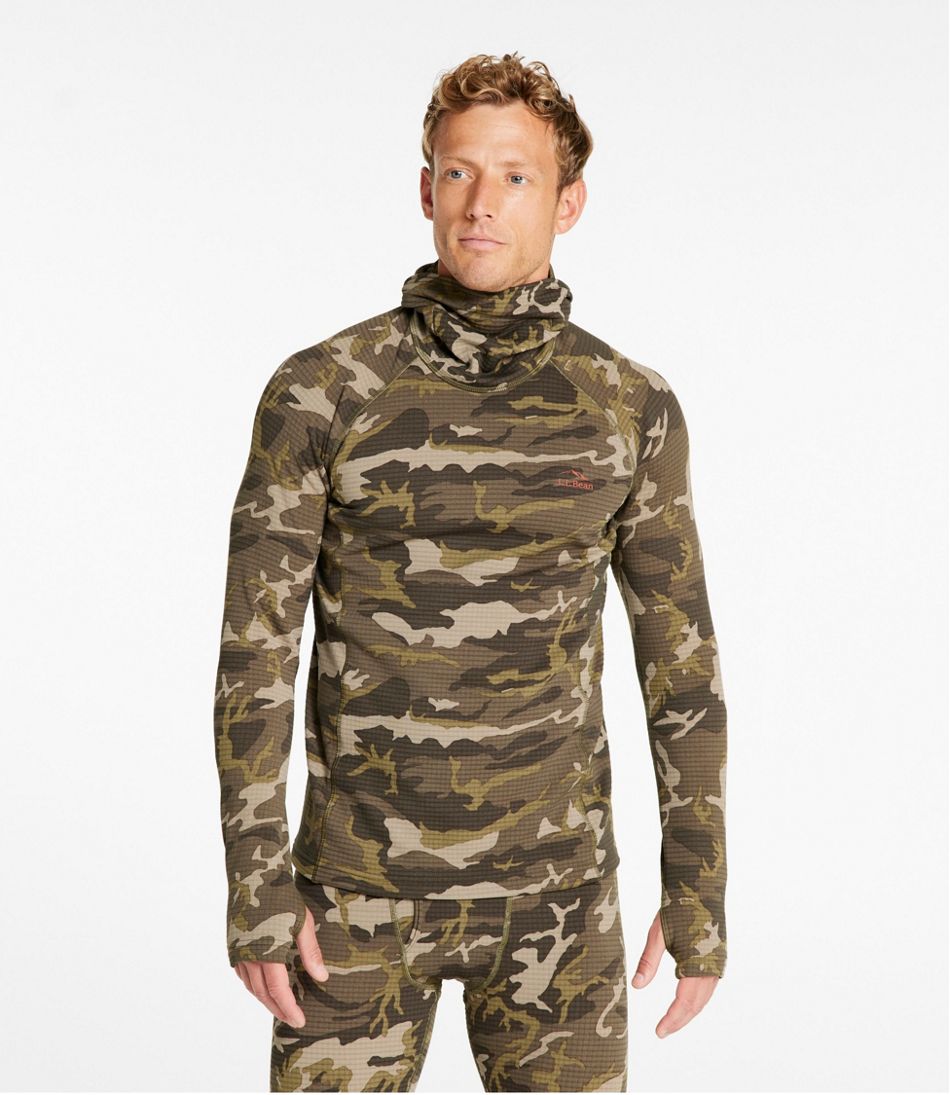 Men's L.L.Bean Heavyweight Base Layer Hoodie, Print - L.L.Bean Trusted