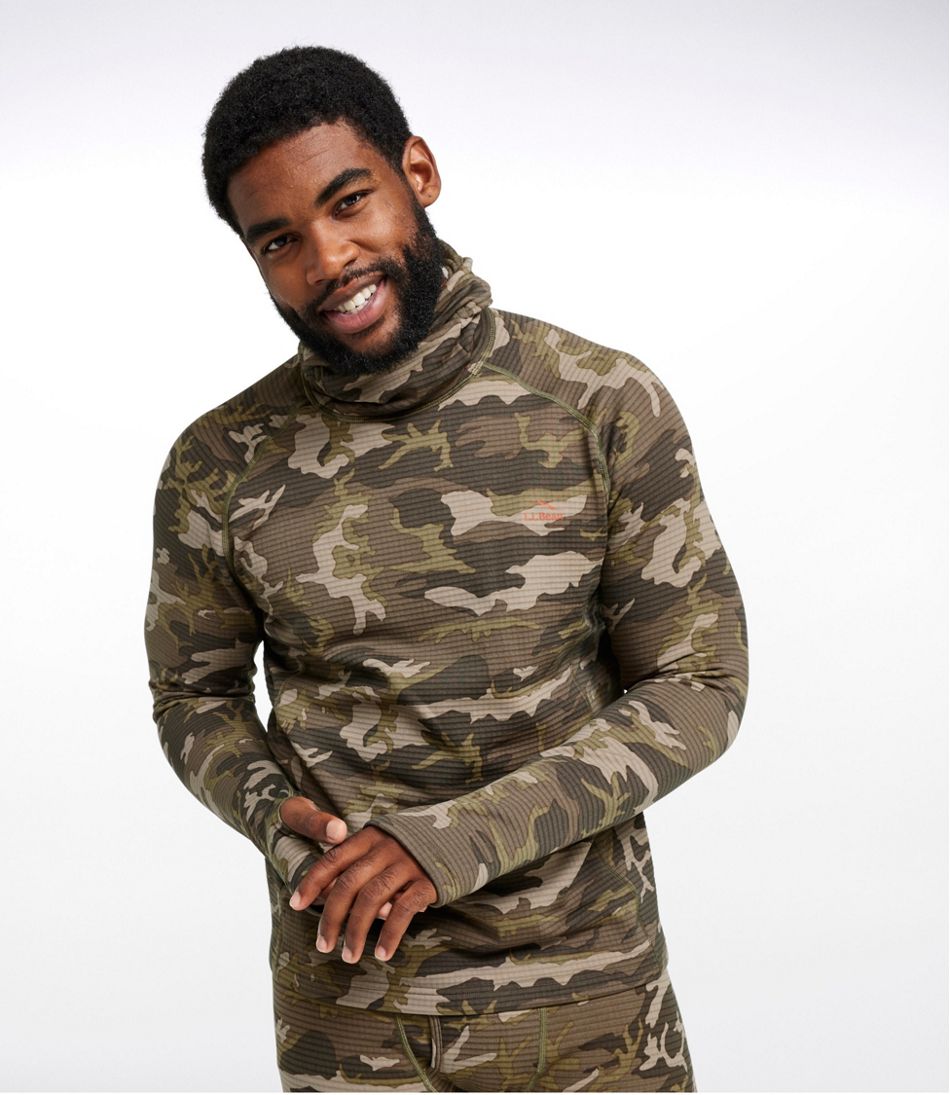 Men's L.L.Bean Heavyweight Base Layer Hoodie, Print - L.L.Bean Trusted