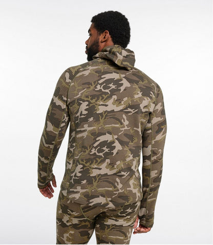 Men's L.L.Bean Heavyweight Base Layer Hoodie, Print - L.L.Bean Trusted