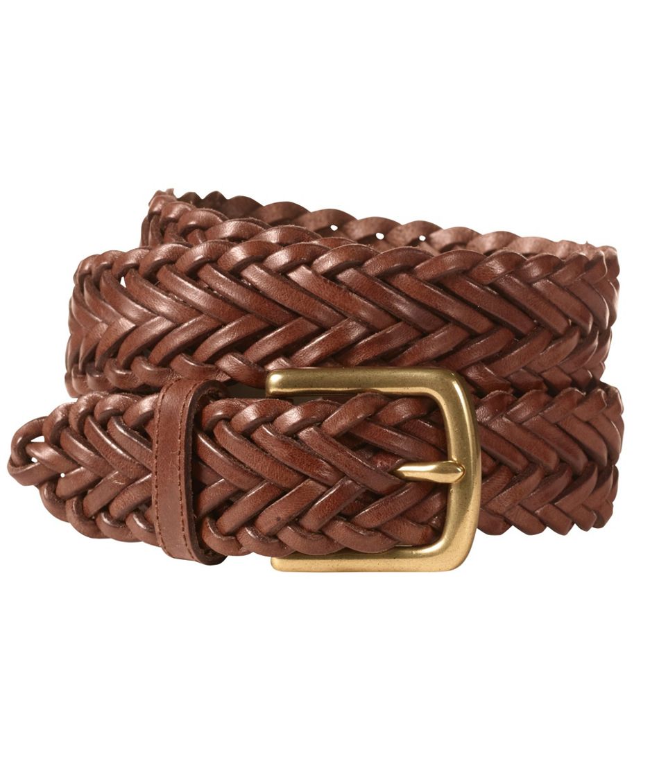 Men's Essential Braided Leather Belt - L.L.Bean Great Value