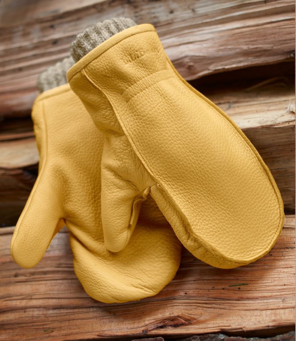 Men's Buckskin Chopper Mitts - L.L.Bean Essential